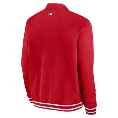 Philadelphia Phillies Nike Authentic Collection Full-Zip Bomber