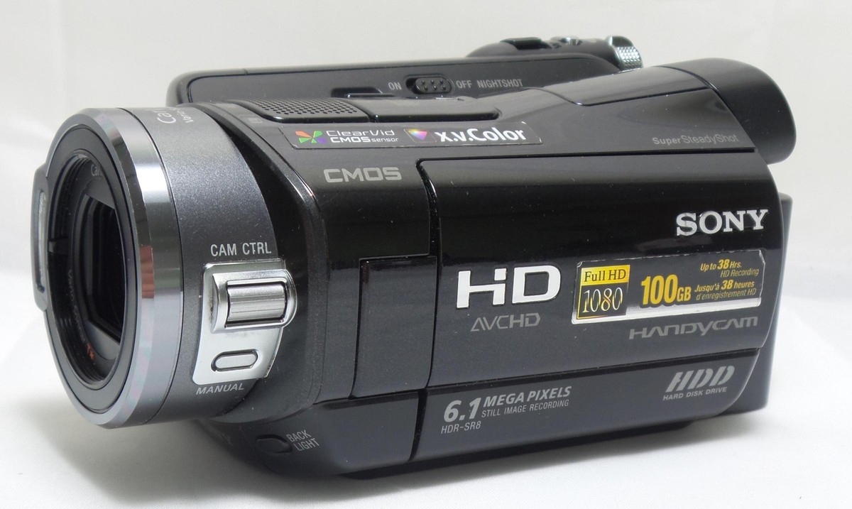 Sony NTSC HDD Camcorder 1080i 100GB 3.2MP 20x Zoom - Carl Zeiss