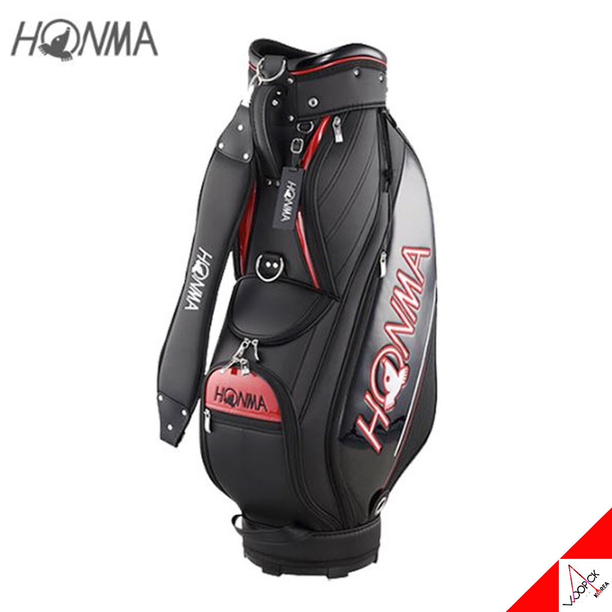 HONMA 2022 CB12210 Men's Golf Caddie Cart Bag 5Way 9inch PU 3.2kg