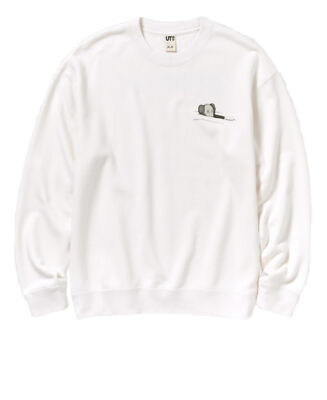 Uniqlo x Kaws UT Phaidon White Sweatshirt Long Sleeve | eBay
