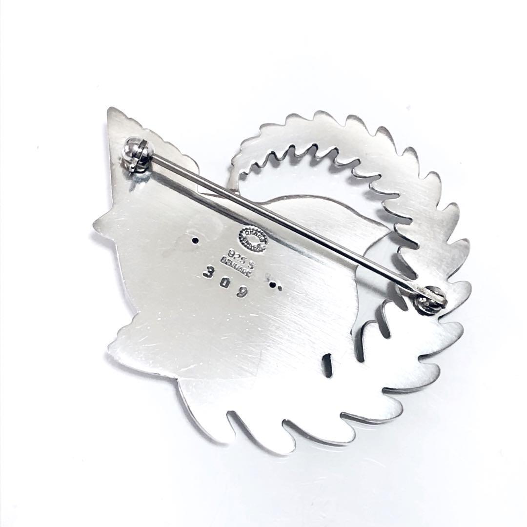 GEORG JENSEN 309 鳥 バード ブローチ O2410066
