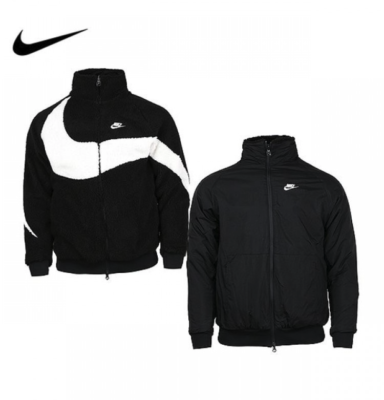 Nike Big Swoosh Reversible Boa Jacket BQ6546-011 Asia Sizing XL