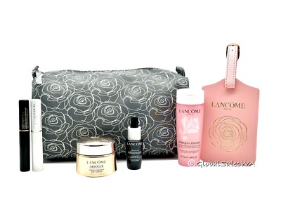 Lancome Absolue Soft Cream .5 Oz Tonique Confort Genifique & Bag 7