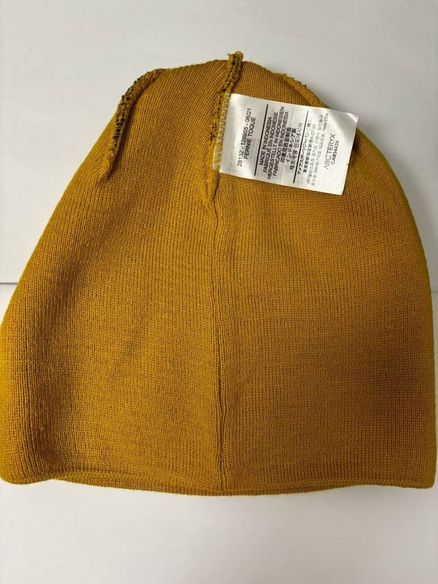 Arc'teryx Yellow Bird Head Toque Beanie – Wool Winter Hat NWT