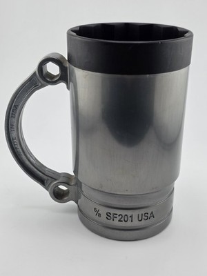 SNAP ON TOOLS 95 Years Metal Mug Coffee Cup 5/8' Socket Stein