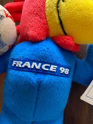 OFFICIAL MASCOT FOOTIX FIFA WORLD CUP 1998 FRANCE STUFFED TOY | eBay