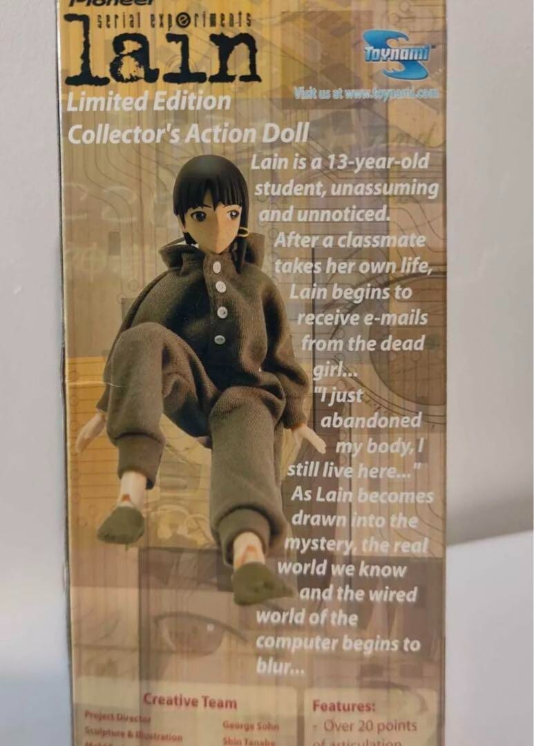 Serial Experiments Lain Limited Edition Collector's Action Doll