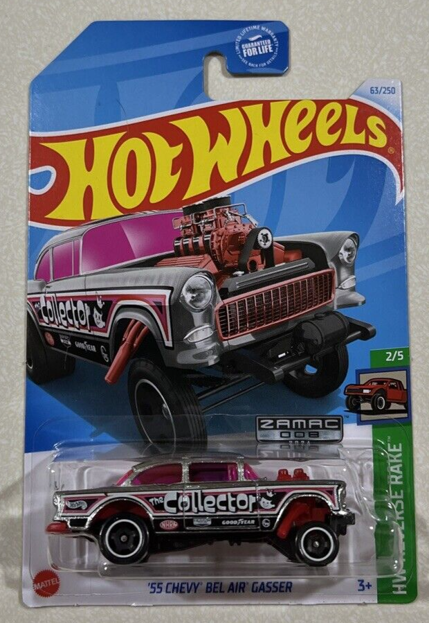 NEW 2024 Hot Wheels Zamac 008 '55 Chevy Bel Air Gasser Walmart | eBay