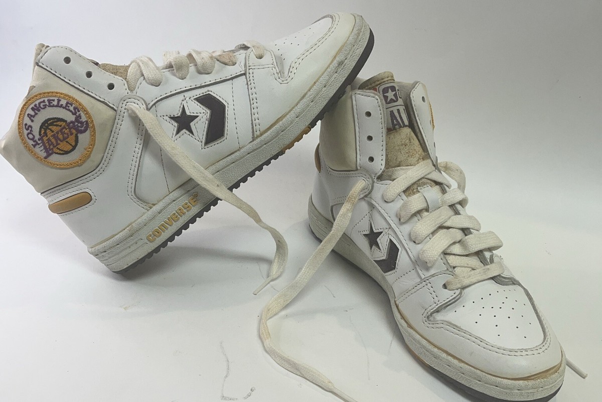 1987 Converse Cons NBA LAKERS ALL STAR NBA Chuck Taylor SNEAKERS
