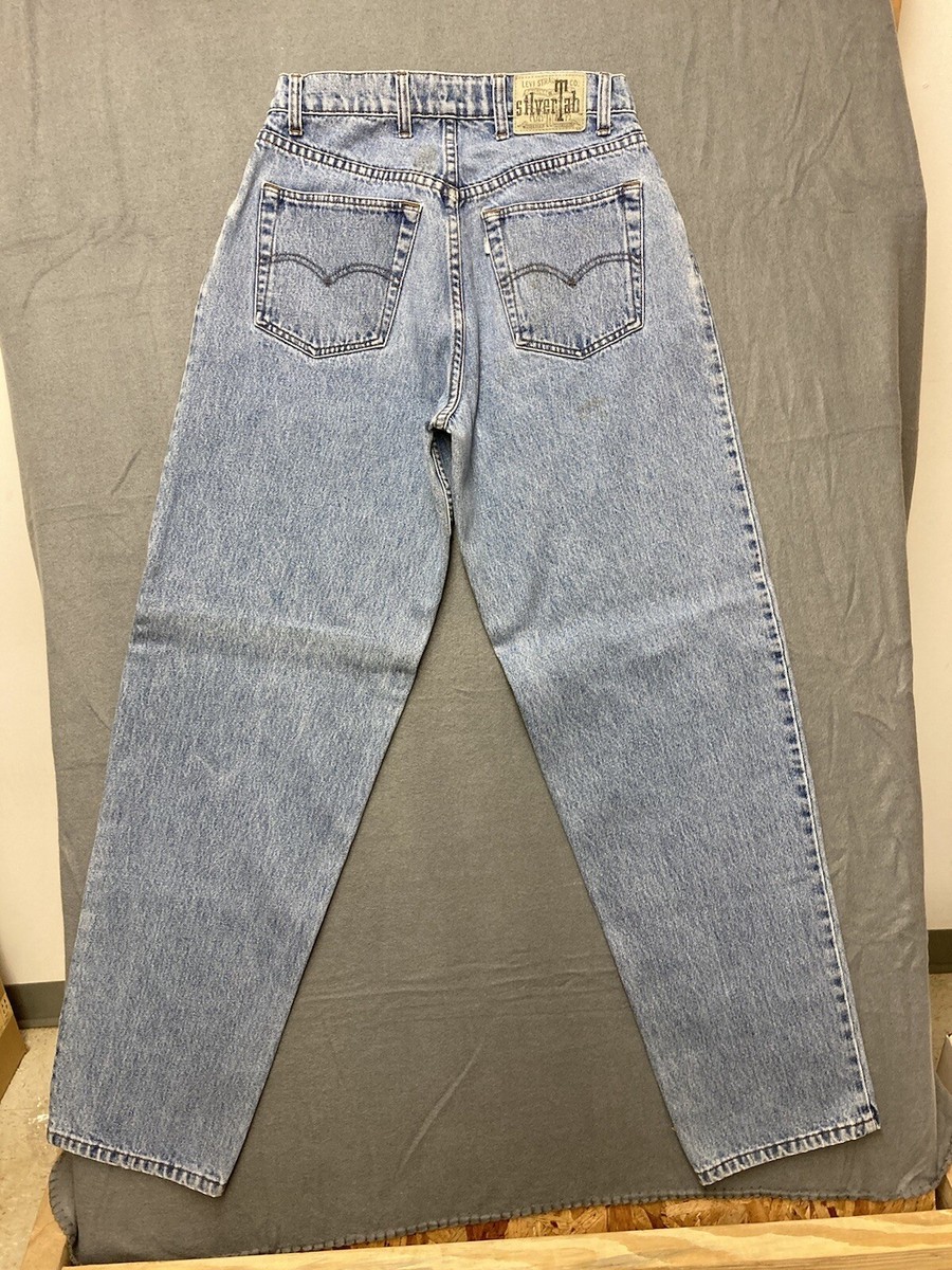 Vintage Levis Silver Tab Baggy Jeans 30x32 Hip Hop Y2K Blue Denim