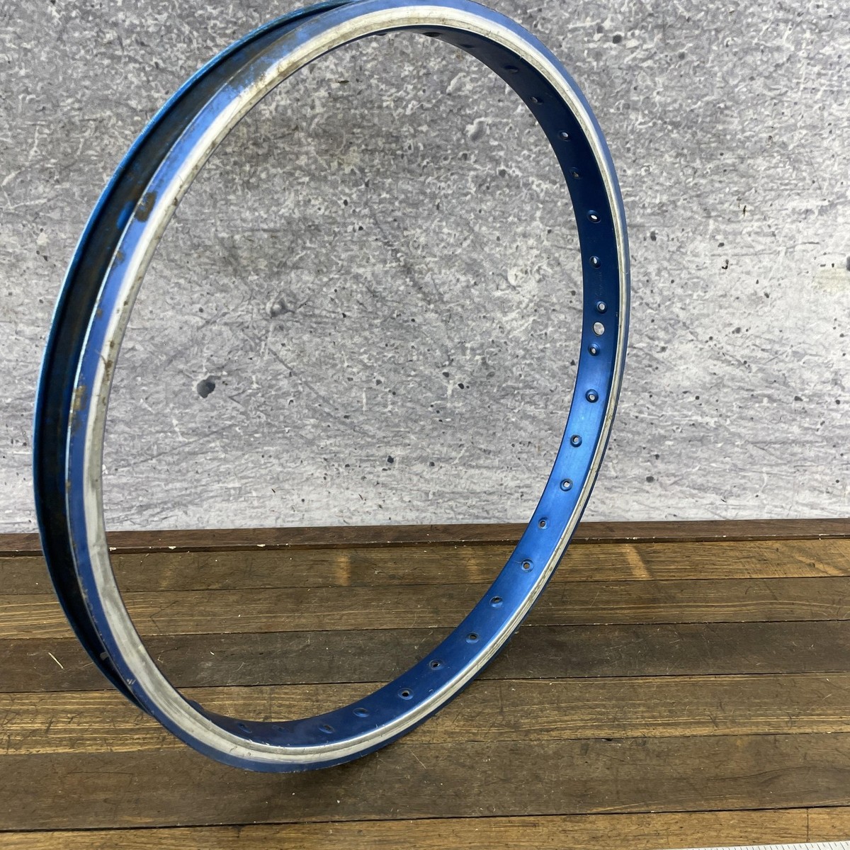 Vintage Araya BMX Rim Blue Hoop Alloy 20x1.75 Japan 36 Hole Old