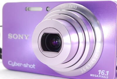 SONY Cyber Shot DSC-W570 violet purple Digital Camera 85-90% New