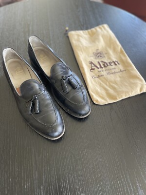 Alden New England 660 - Tassel Loafer - Black Leather Size 14 | eBay