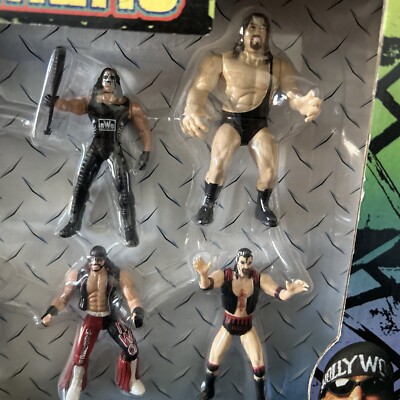 Toy Biz WCW NWO Steel Slammers 8 Wrestling Figures Sting Hogan
