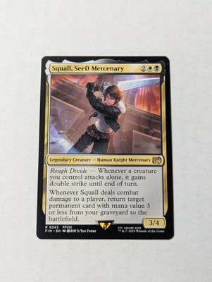 SeeDの傭兵、スコール 英語 プロモFoil SeeDの傭兵、スコール 英語