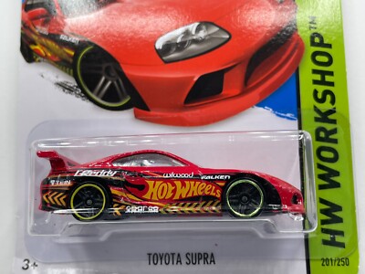 Hot Wheels | TOYOTA SUPRA | 2013 HW Workshop (red, blk PR5) | JDM