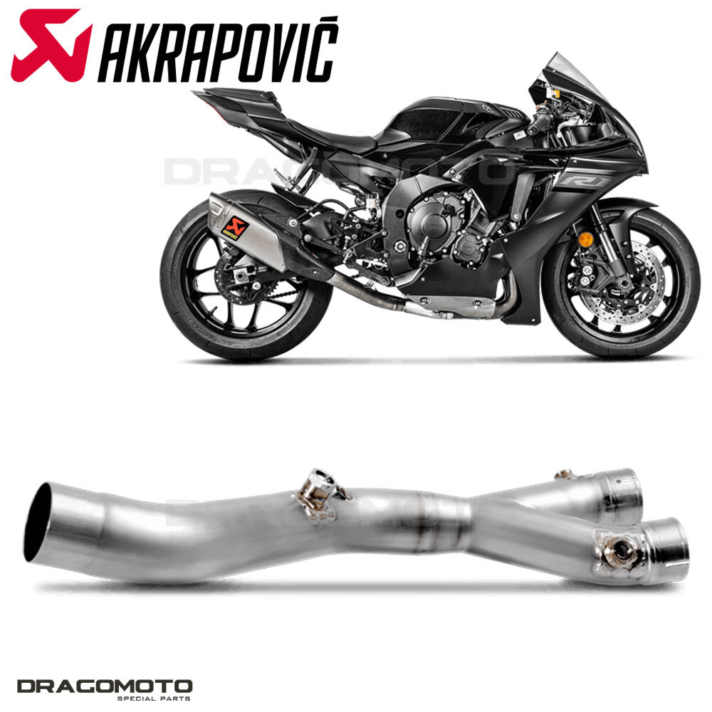 YAMAHA YZF-R1 2015-2023 link pipe AKRAPOVIC Titanium RC L-Y10SO17