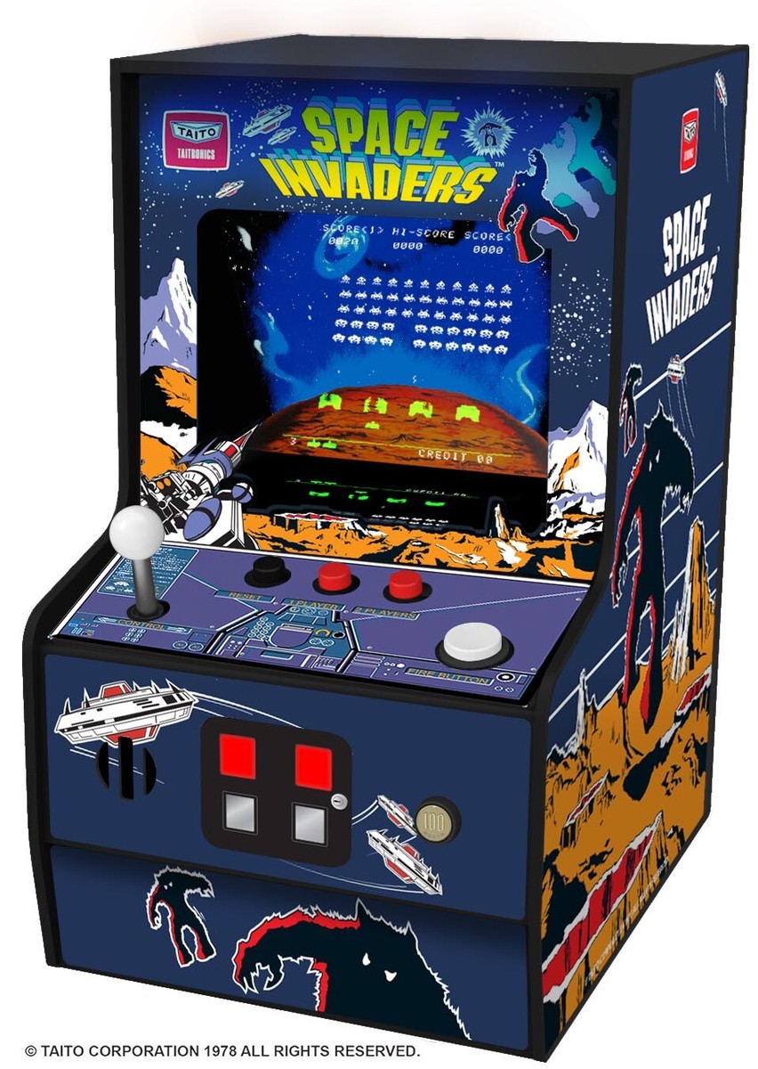 My Arcade Space Invaders Collectible Retro Arcade Machine Micro