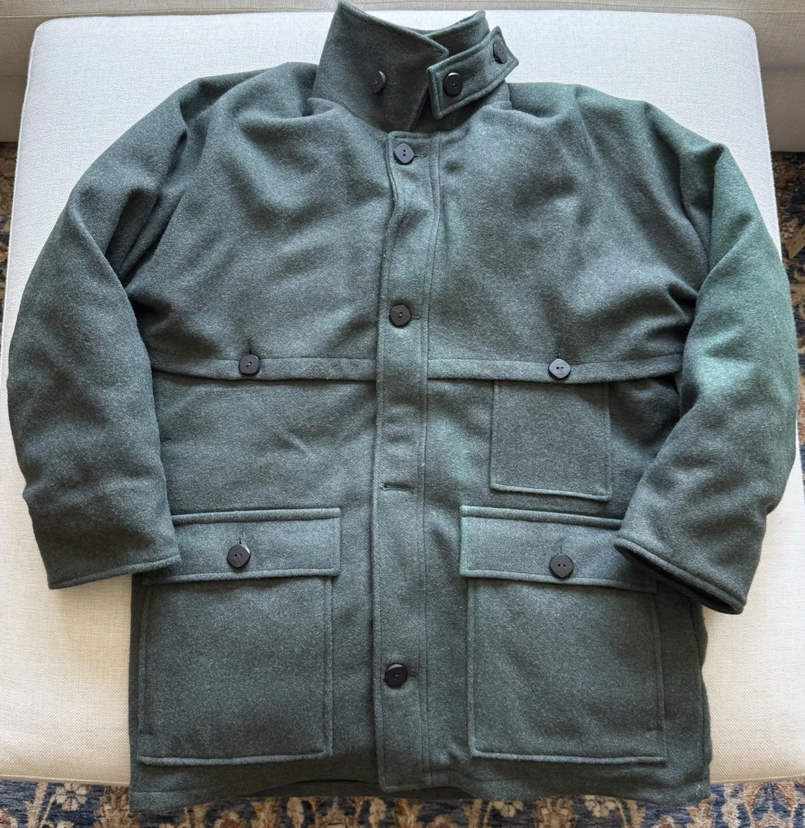 Eddie Bauer Green Down Vintage Outerwear Coats & Jackets for Men