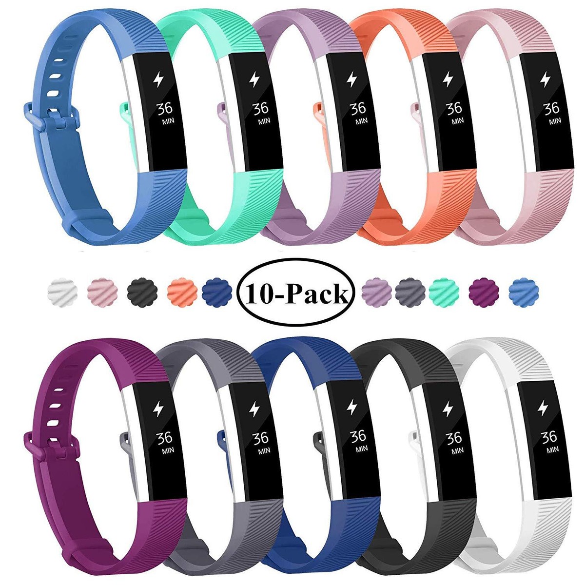 Fitbit Alta Fitness Watch Pick Size: Small Large - Color: Black