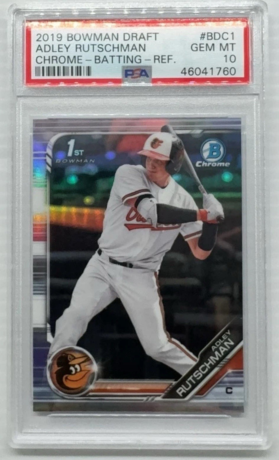 Adley Rutschman 2019 Panini 10シリ auto