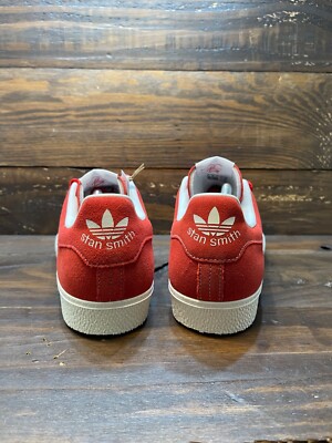 Adidas Stan Smith CS Original Mens Sneakers Suede Red White ID2044