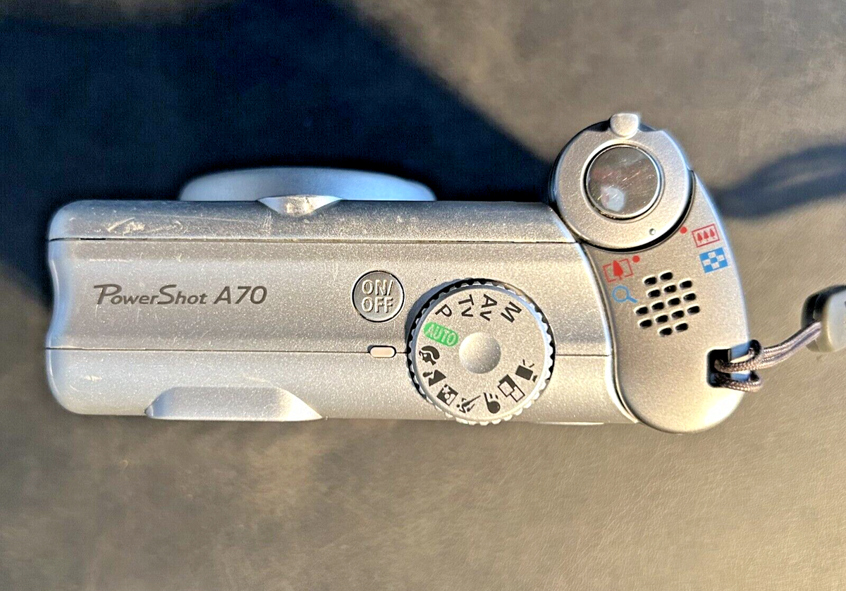 Vintage Digital Camera - Canon Power Shot A70 | eBay