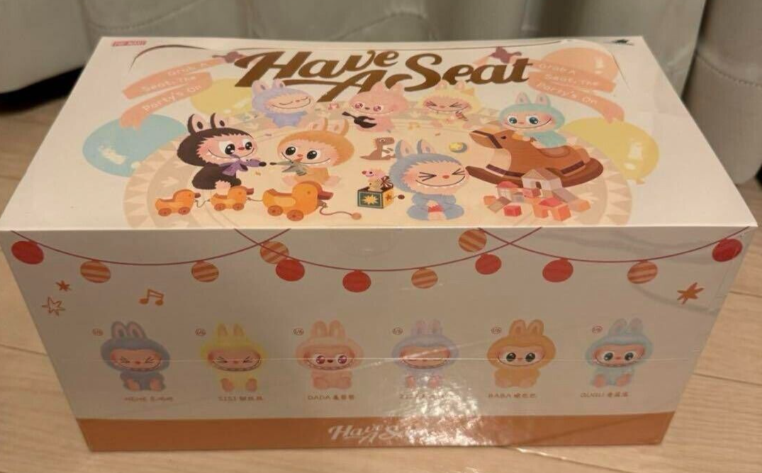 LABUBU THE MONSTERS Have a Seat Series Plush Toy POP MART 6-Pack