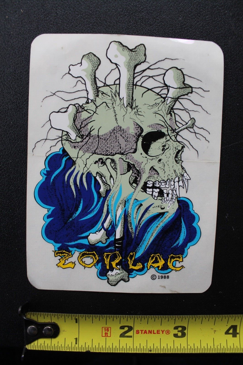 Zorlac Skateboards Pushead Art Metallica 80's Z62B Vintage