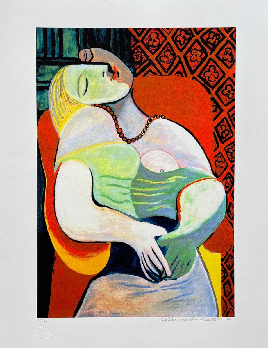 Pablo Picasso THE DREAM Estate Signed Limited Edition Art Giclee