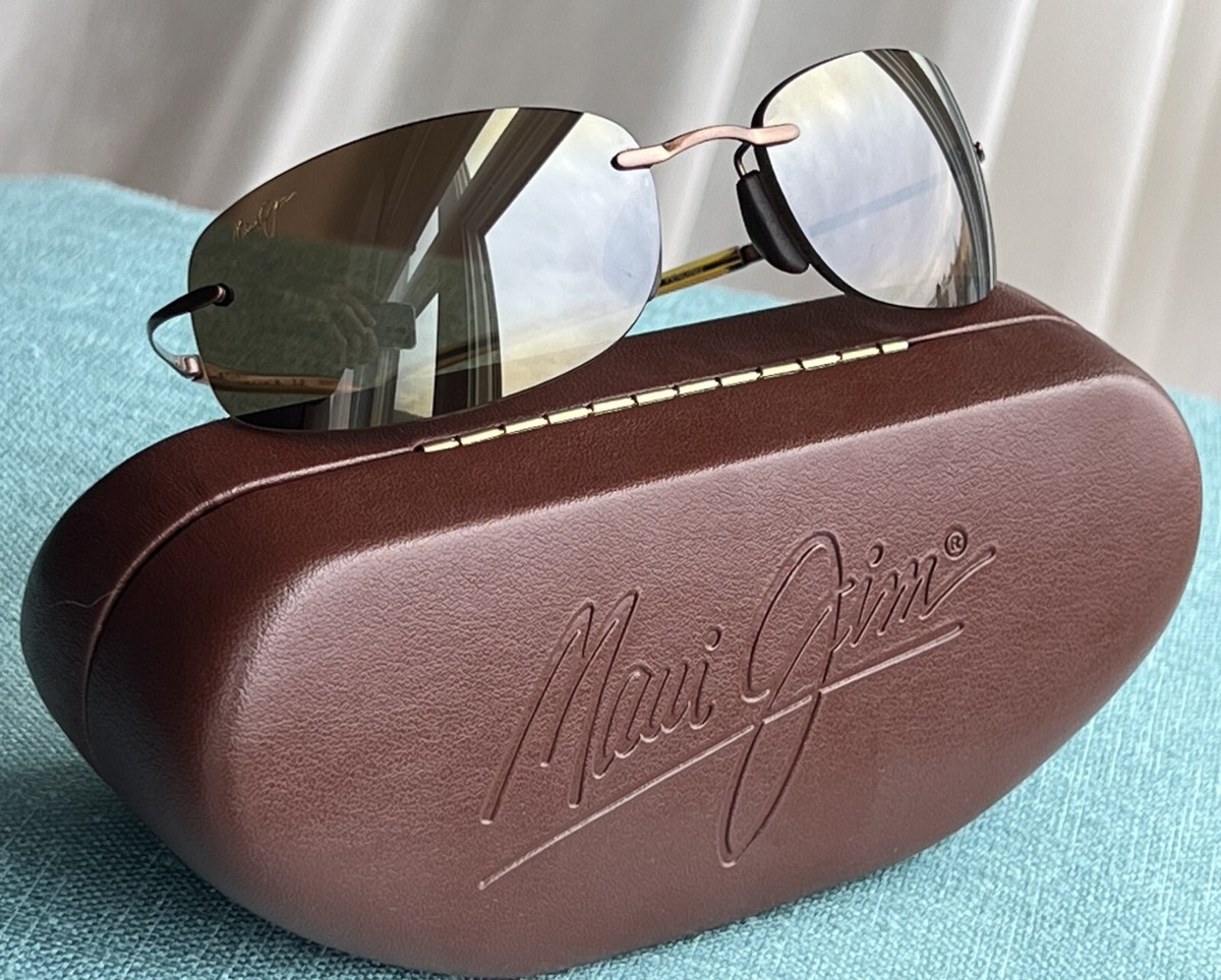 Maui Jim Honolua Bay MJ 516 21 Titanium Flex Frame + HCL Bronze