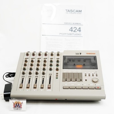 TASCAM Portastudio 424 Cassette 4-Track Multitrack Recorder MTR