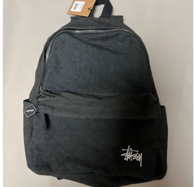 Stussy Canvas Backpack Washed Black 134252 / 100% Authentic | eBay