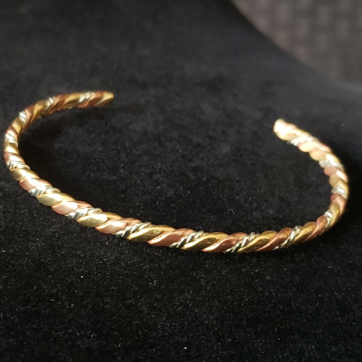 Sergio Lub バングル ゴールド×ピンクゴールド 2連 ウェーブ Sergio