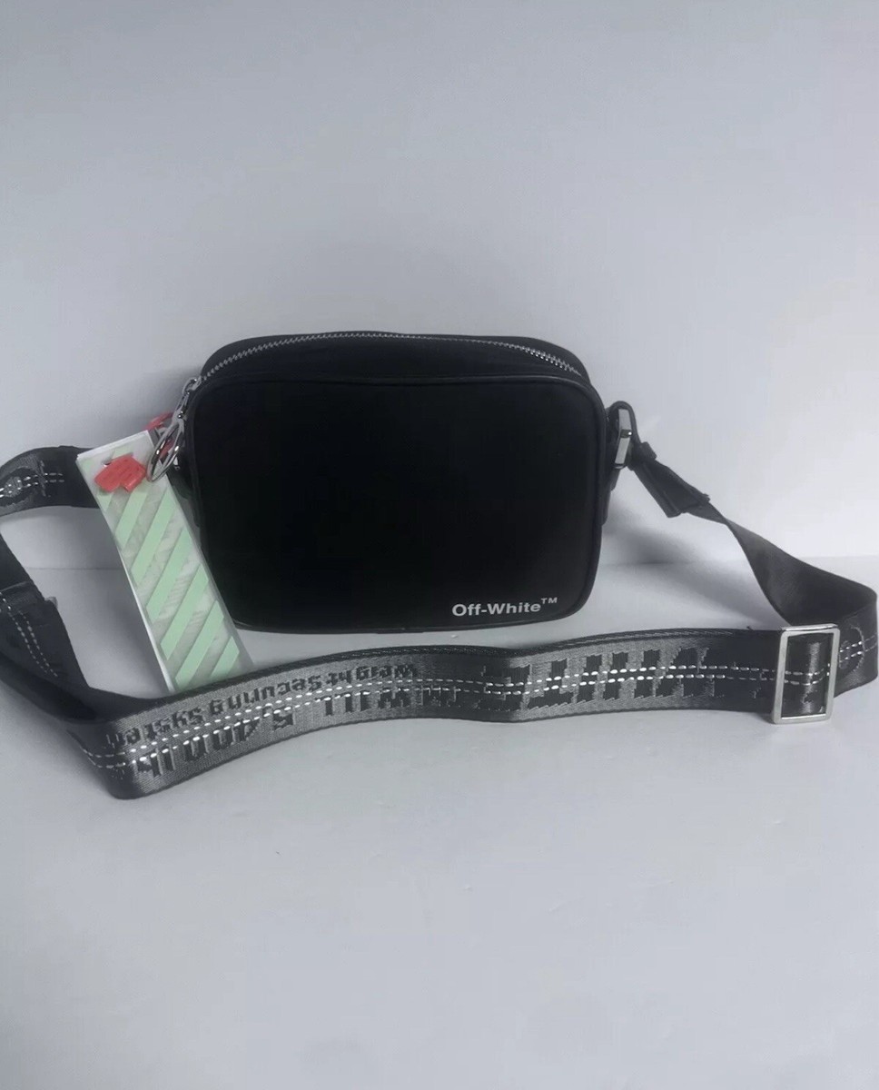 Off White Virgil Abloh Nylon Crossbody Shoulder Messenger Bag
