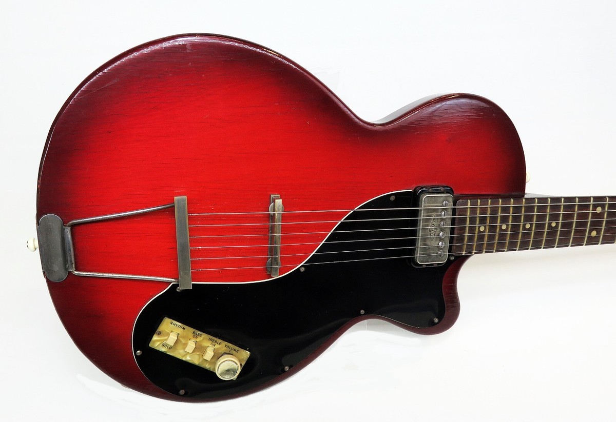 1960's HOFNER Colorama mod. 161 Redburst Electric Guitar Germany