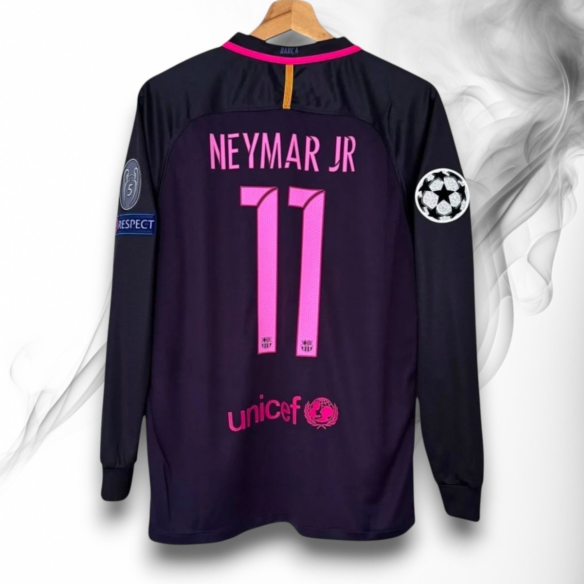 バルセロナ NEYMAR JR 長袖 ユニフォーム 11 FC Barcelona 2016/2017