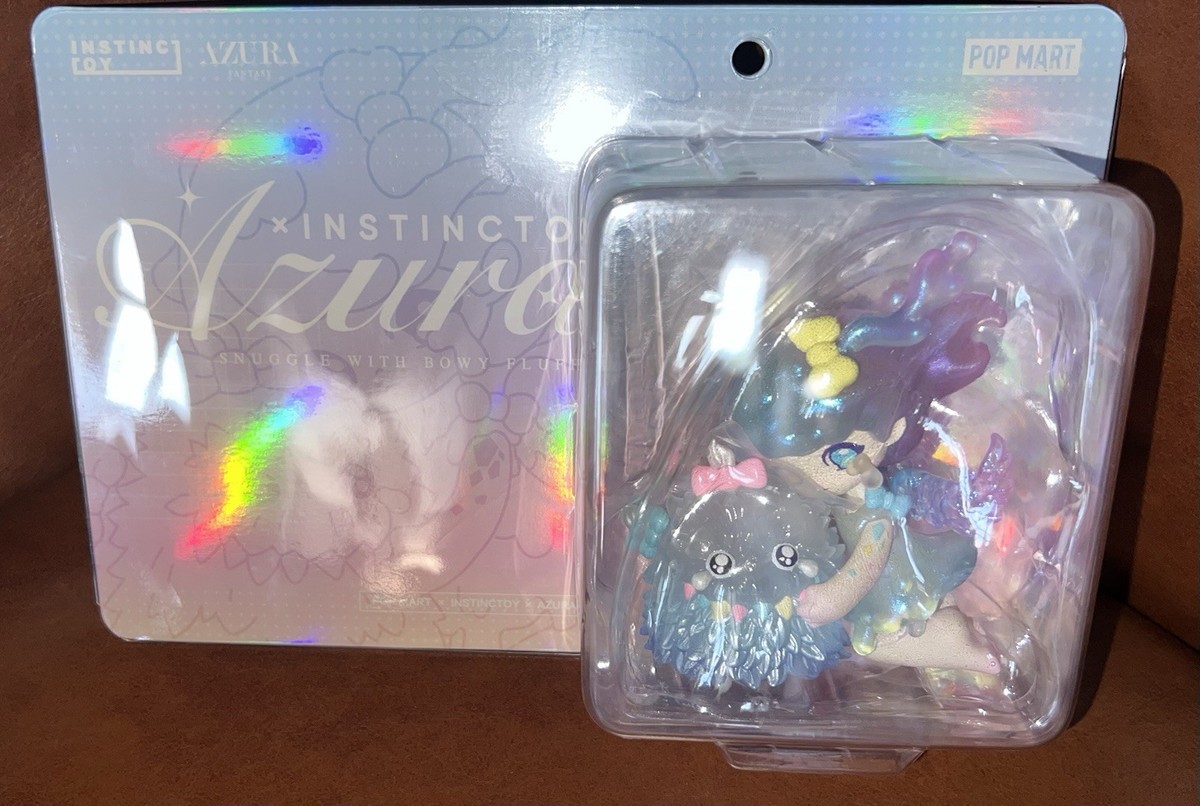 Pop Mart Azura x INSTINCTOY Snuggle with Bowy Fluffy Figure | eBay
