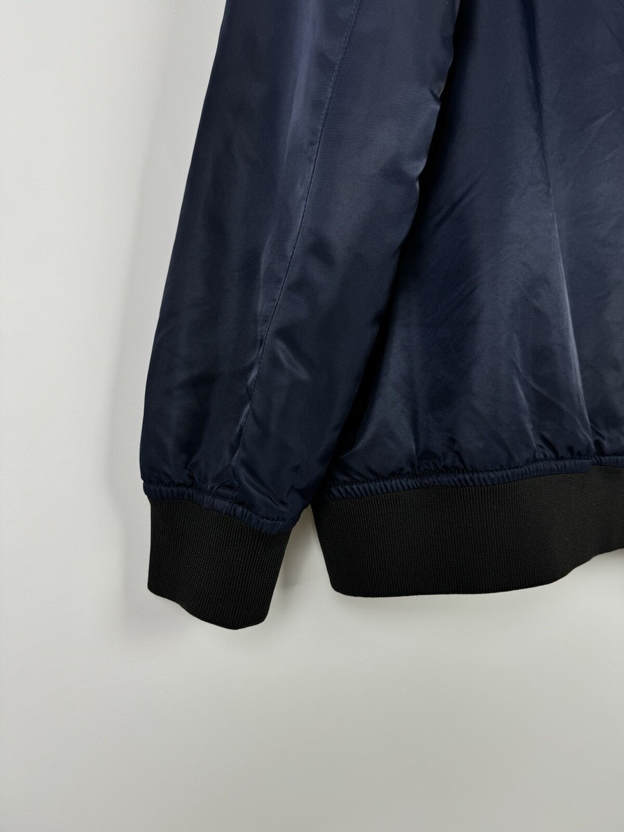 Stussy Embroidery Logo Basic Navy Bomber Jacket | eBay