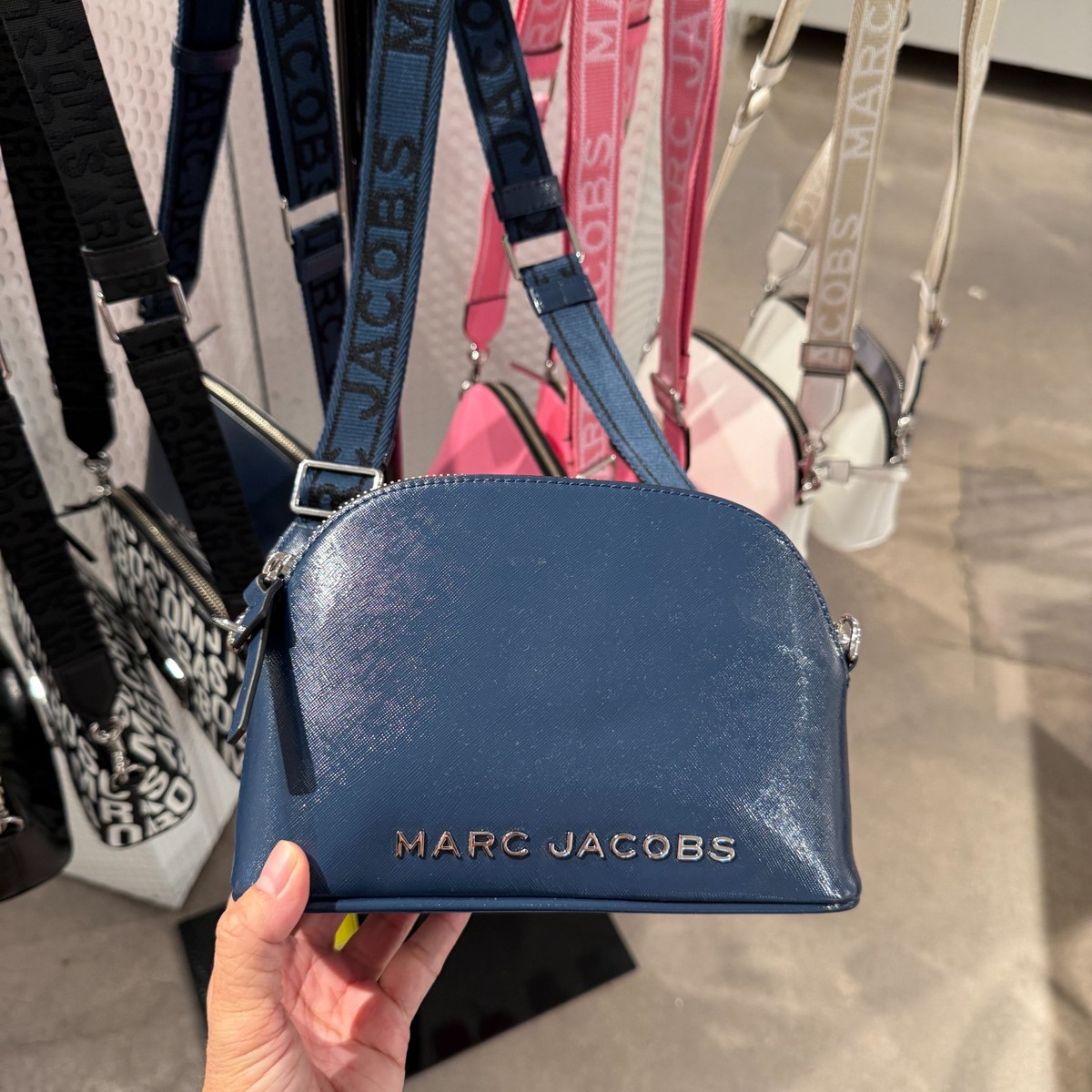 Marc Jacobs Trademarc Dome Crossbody 4S5HCR015H02 AZURE BLUE | eBay