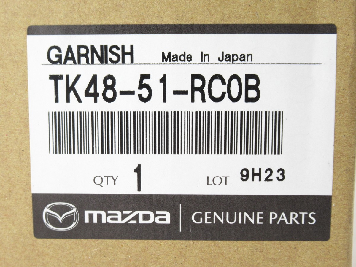 Genuine OEM Mazda TK48-51-RC0B Passenger Rear Garnish Rocker