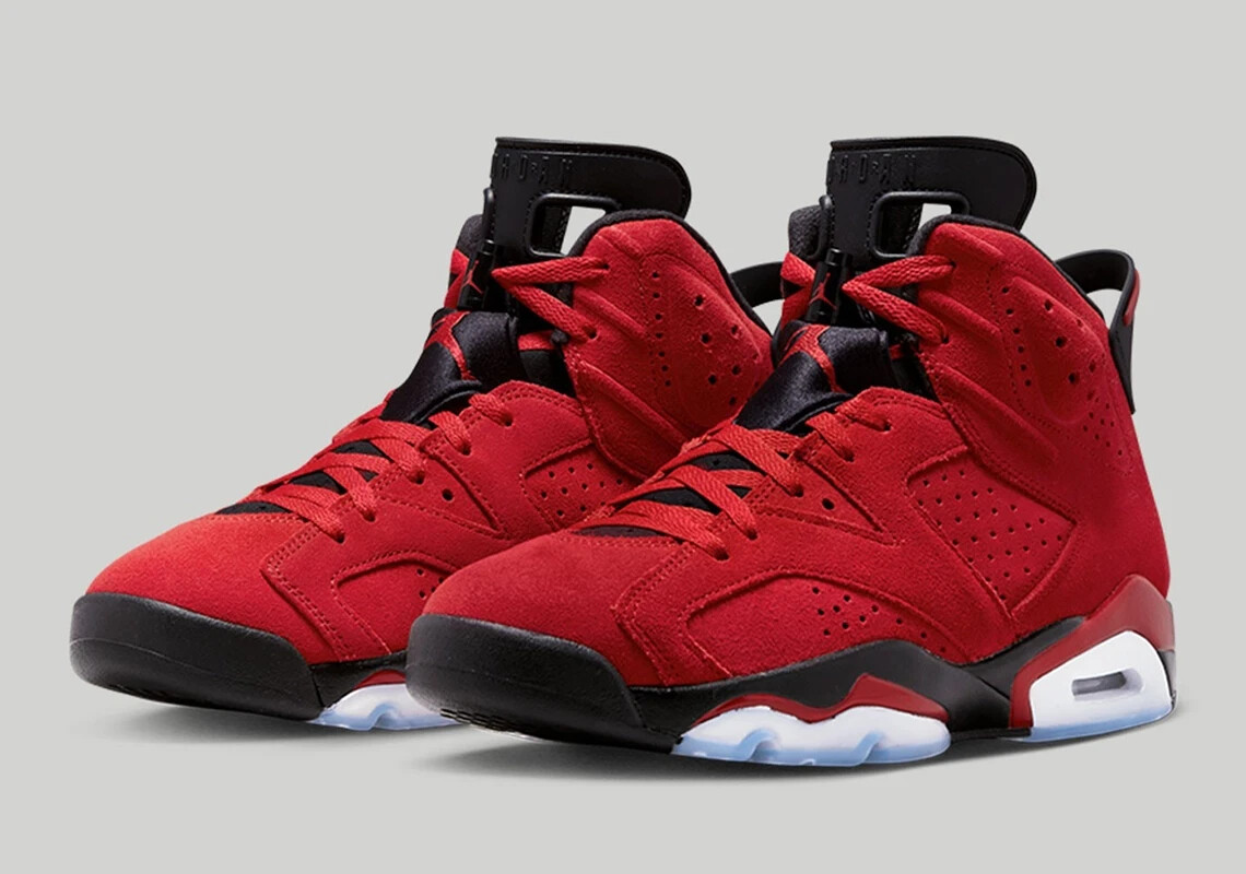 Nike Air Jordan 6 Retro Red Black Toro Bravo CT8529-600 Size 12M