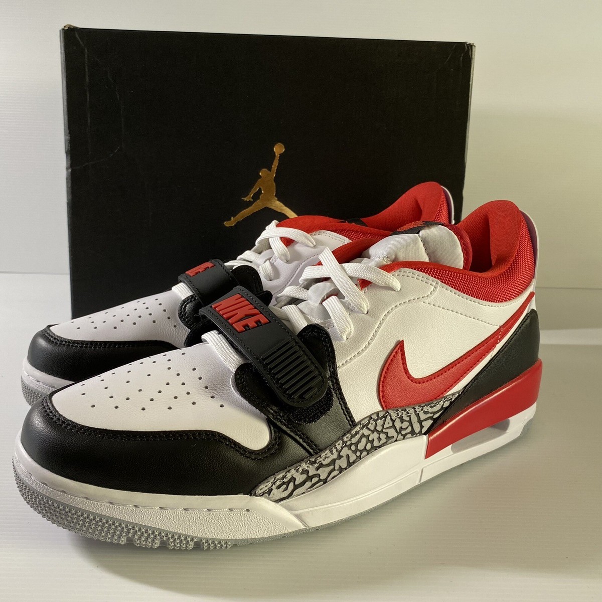 Nike Air Jordan Legacy 312 Low US 12 White Red Black Grey New In