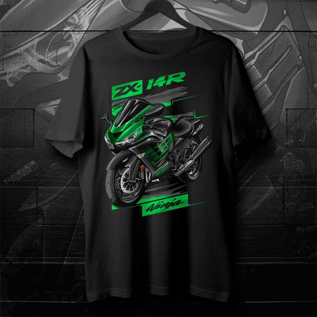 Kawasaki ZX14R T-Shirt for Sportbike Riders | eBay