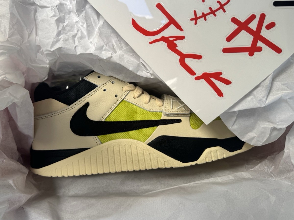 IN HAND! TRAVIS SCOTT X JORDAN JUMPMAN JACK TR BRIGHT CACTUS (SZ