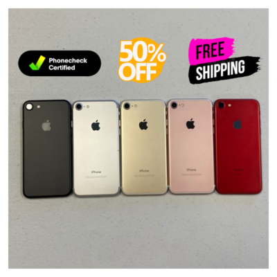 Apple iPhone 7 - 32GB/128GB - Verizon, AT&T, T-Mobile - Rose Gold