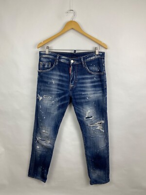 🇮🇹 Dsquared2 Jeans Made In Italy size 46 color blue | eBay