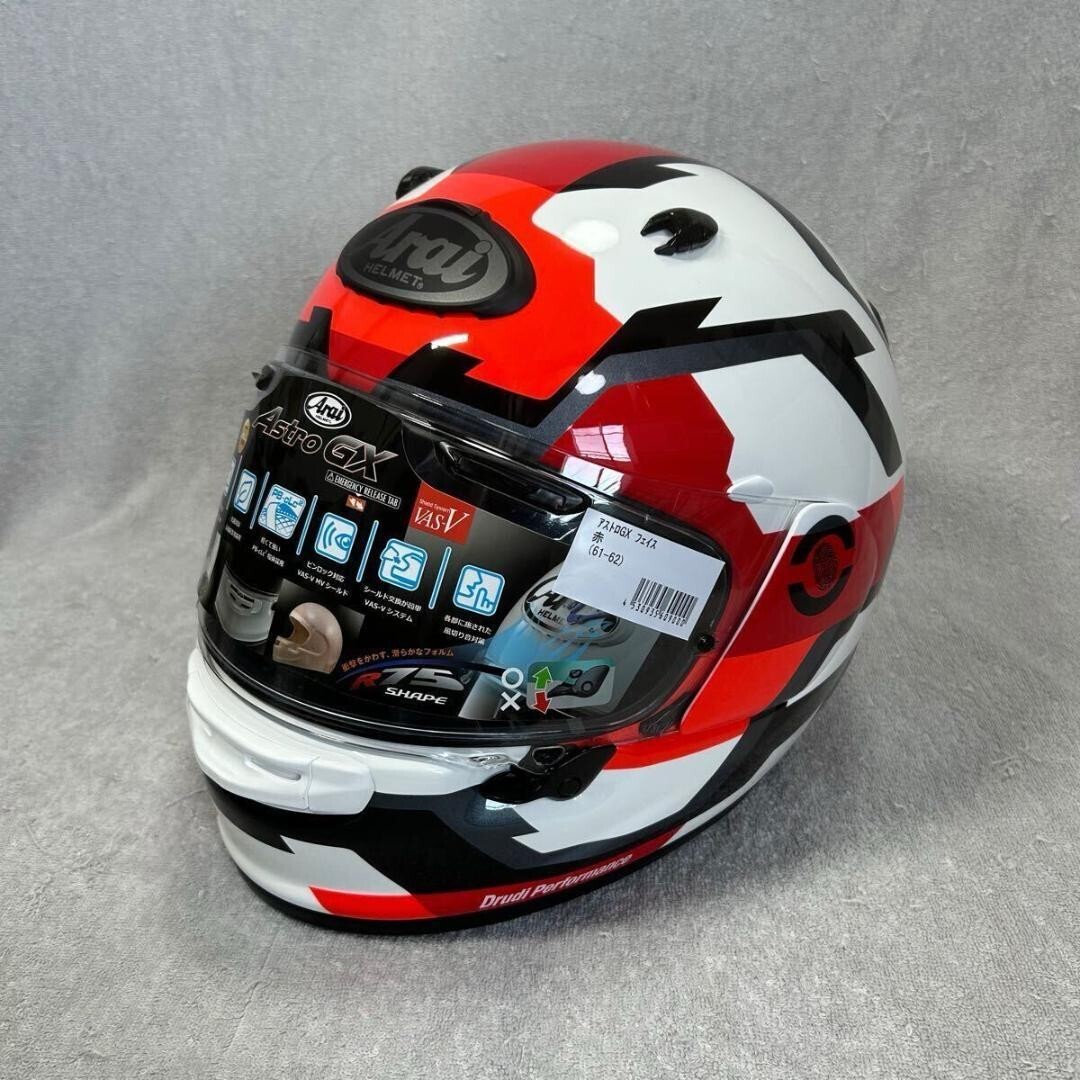 Arai Astro GX Full face helmet Face Red XL:61-62cm New From Japan