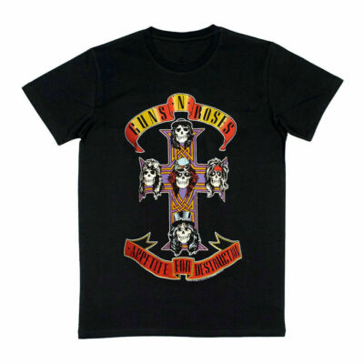 GUNS N ROSES Appetite For Destruction - Cross T SHIRT S-M-L-XL-2XL