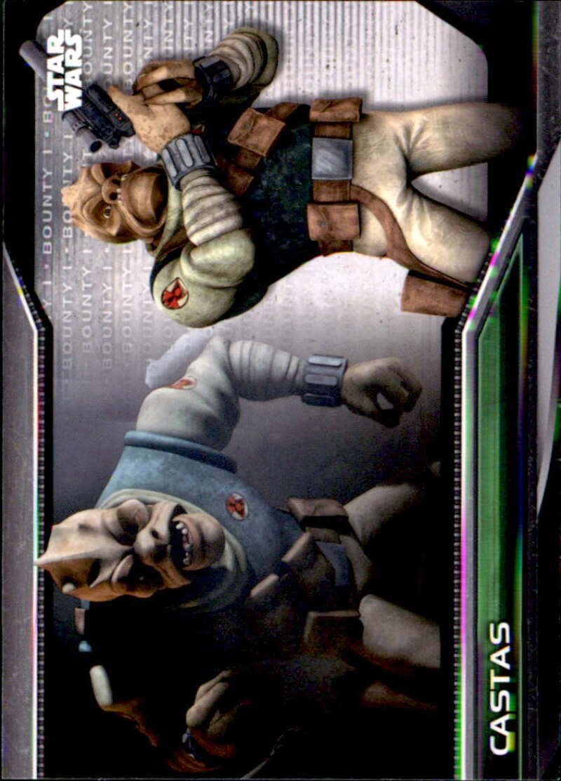 2021 Topps Star Wars Bounty Hunters #BI-85 Castas - The Clone Wars